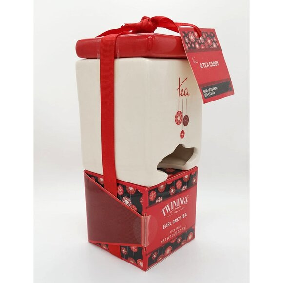 Vintage Twinings of London Ceramic Tea Caddy and Tea Set - Picture 3 of 5